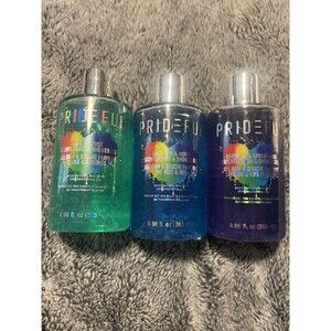 New Prideful LOT OF 3 Scented Bath & Shower Gel 8.96 fl oz each